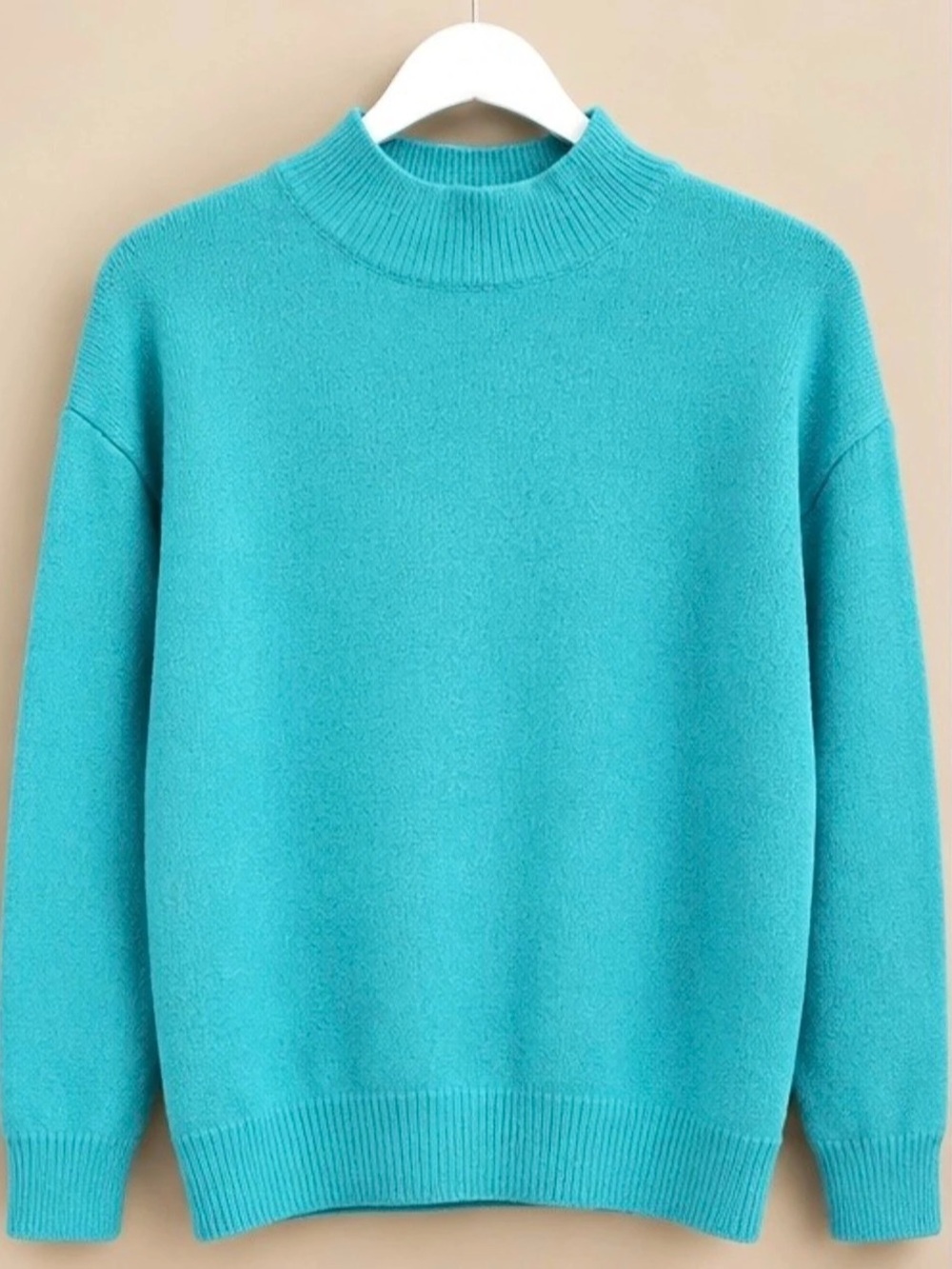 2 for $30 Turtleneck Sweater in Teal Like New
